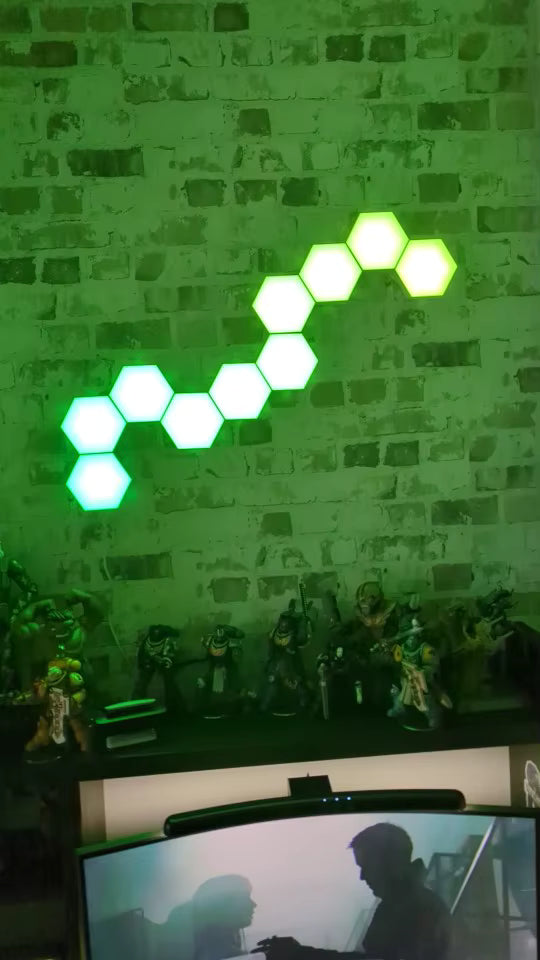 Modular Hexagonal RGB Light Panels